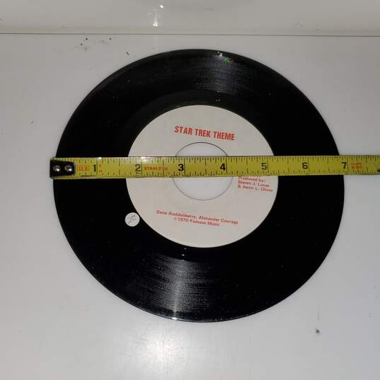 Vintage 1970 Federation Earth Band 7in Record SFF-8B Star Trek Theme + Vulcanization image number 4