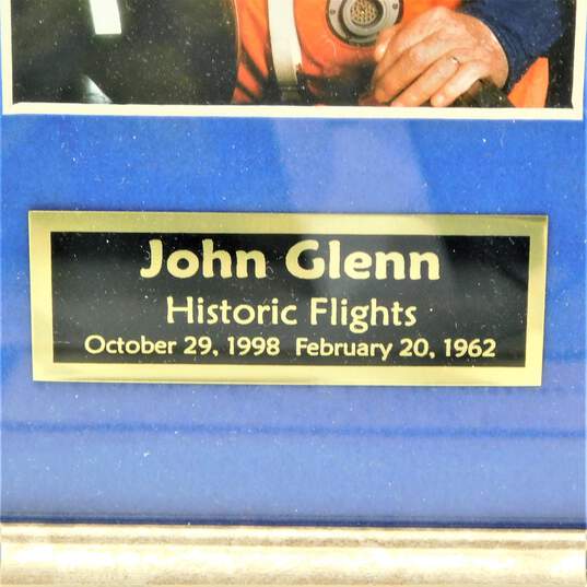 John Glenn Historic Space Flights Plaque Numbered w/ COA image number 2