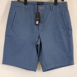 Ted Baker Men Navy Printed Shorts Sz32 NWT