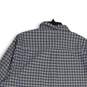NWT Lucky Brand Mens Blue White Plaid Spread Collar Button-Up Shirt Size XXL image number 4
