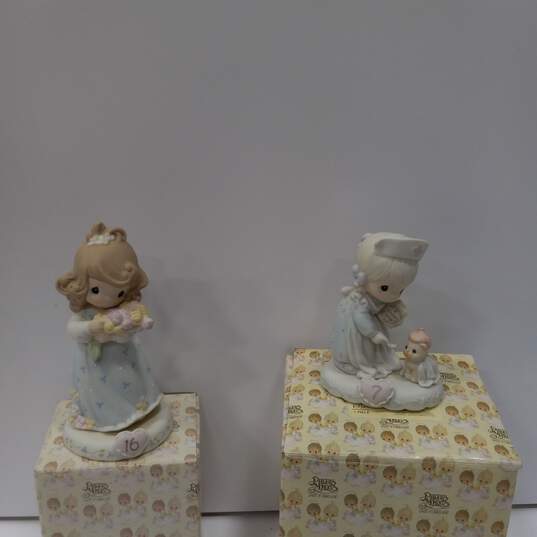 4pc Precious Moments Assorted Figurines image number 1