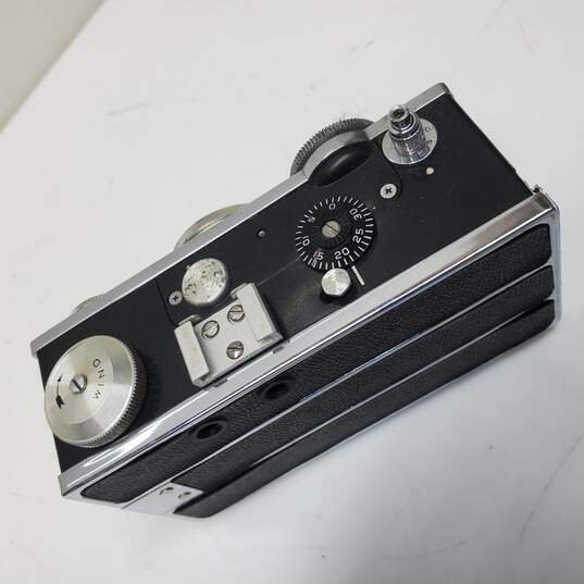 Vintage Argus Rangefinder Film Camera f/3.5 50mm Lens w/ Leather Cover Untested image number 5