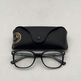 Ray-Ban Womens RB-5285 Black Prescription Rectangle Eye Glasses With Case