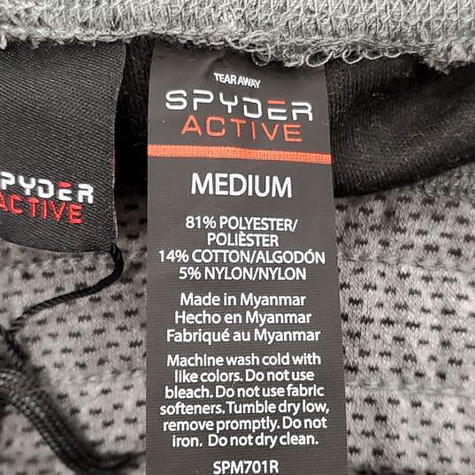 Spyder Men Gray/Black Sweatpants M NWT image number 2