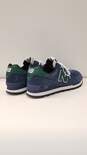 New Balance 574 Rugged Suede Sneakers Navy Green 16 image number 4