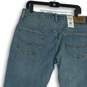 NWT Mens Blue Denim Medium Wash Relaxed Fit Straight Leg Jeans Size 32x32 image number 4
