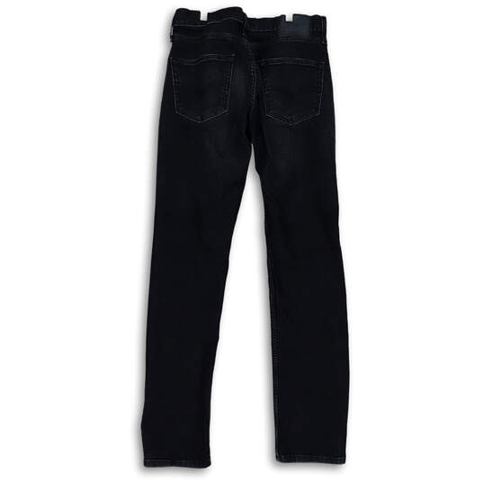 Mens 511 Black Medium Wash Denim Pockets Straight Leg Jeans Size 32x34 image number 2