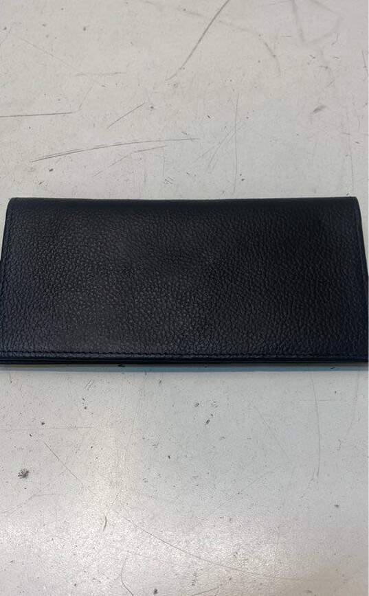 Harley & Davidson Black Leather Checkbook Cover - Size One Size image number 2