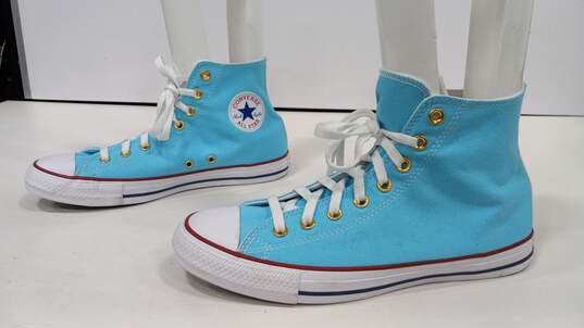 Converse Unisex 152620C Cyan Classic Hi-Top Sneakers Size M9/W11 image number 2