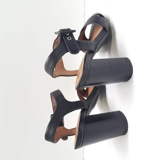 Jeffrey Campbell Women's Cermak Black Leather Heels Size 6.5 image number 4