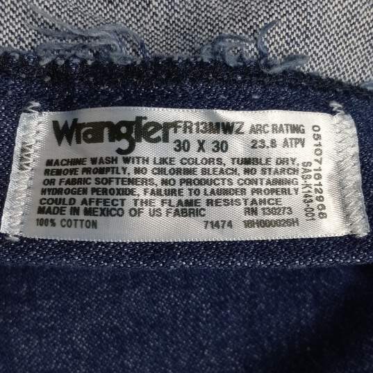 Wrangler Flame Resistant Jeans Men's Size 30x30 image number 4