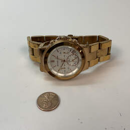 Designer Michael Kors MK-5223 Runway Gold-Tone Chronograph Analog Watch alternative image