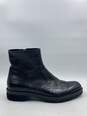Authentic BALLY Black Brogue Shearling Boot M 8.5F image number 1
