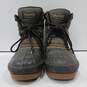Mens 5 Eye 71396-2 Brown Leather Round Toe Ankle Lace Up Duck Boots Size 9 M image number 1
