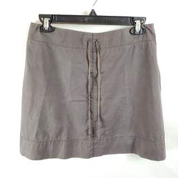 Armani Exchange Women Grey Mini Skirt Sz 6 alternative image