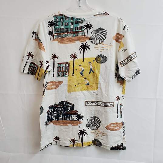 Scotch and Soda Printed Tee Men's size S image number 2