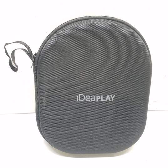 iDeaPlay V402 Black Wireless Headphones with Case image number 1