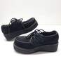 Demonia Creeper-101 Women's Black Creeper Suede Shoes image number 1