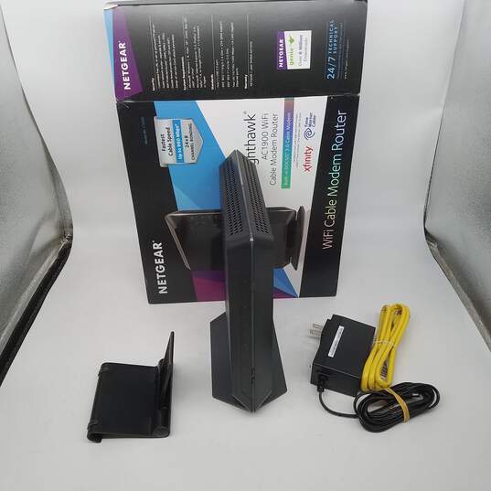 NETGEAR Nighthawk Cable Modem Wi-Fi Router Combo C7000- AC1900 WiFi image number 2