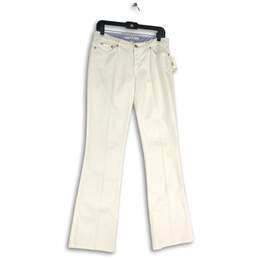 NWT Joe's Jeans Womens White Five Pocket Design The Honey Curvy Bootcut Jeans 29