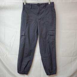 Sanctuary Charcoal Gray Cropped Cargo Jogger Pants Women's Size XS