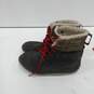 Womens Powder Summit Gray Suede Lace Up Waterproof Ankle Snow Boots Size 6 image number 3