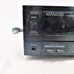 VNTG Kenwood Brand KR-V55R Model AM-FM Stereo Receiver w/ Power Cable (Parts and Repair) alternative image