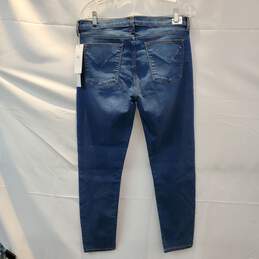 Hudson Krista Crop Super Skinny Blue Jeans NWT Size 31 alternative image