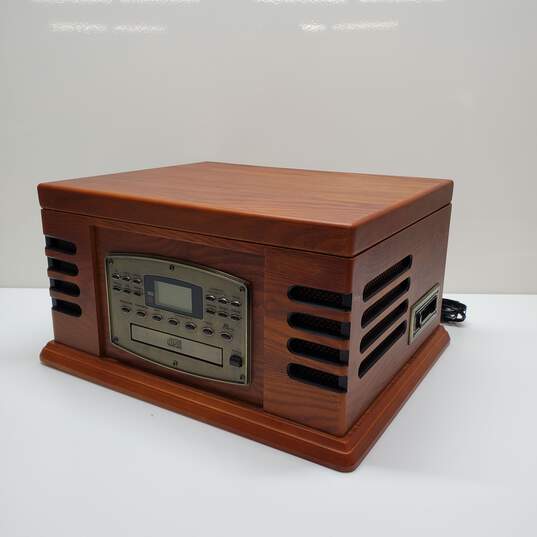 Crosley Turntable Cd Cassette Radio Model CR78CD (Untested) image number 3