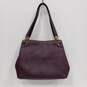 Michael Kors Purple Studded Leather Handbag image number 3