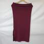 Fabletics Set of Rib Knit Top and Maxi Skirt in Burgundy Size Large image number 5
