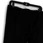 Womens Black Flat Front Stretch Skinny Leg Pull-On Ankle Pants Size Large image number 4