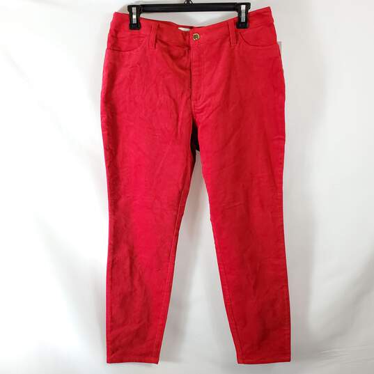 Ellen Tracy Women Red Pants Sz 10 NWT image number 4