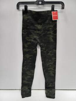 Spanx Women's Green Camo Look at Me Now Leggings Size S with Tags