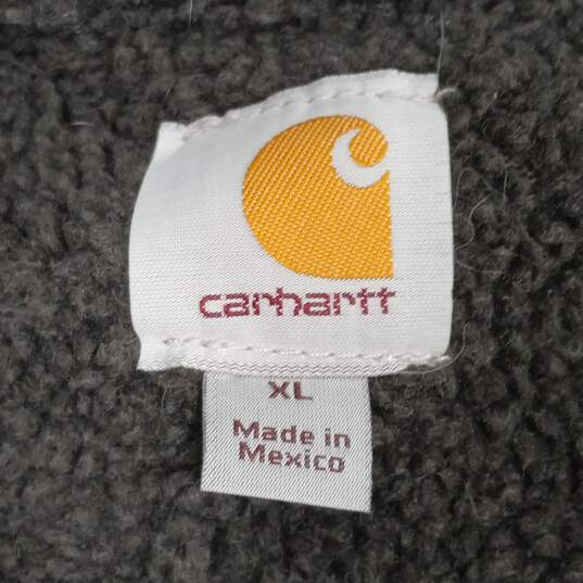 Vintage Carhartt Man's Brown Workwear Vest Size XL image number 4