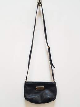Marc by Marc Jacobs Leather New Q Percy Crossbody Black