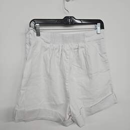 White Cuff Shorts alternative image