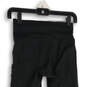 Womens Black Elastic Waist Pull-On Activewear Ankle Leggings Size Small image number 4