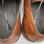 Mens Orlando 100967 Brown Leather Round Toe Lace Up Derby Dress Shoes Sz 11 image number 6