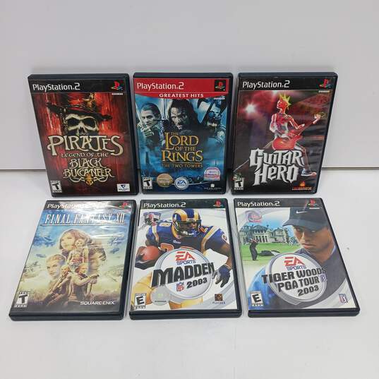 Bundle of 6 Sony PlayStation 2 Video Games image number 2