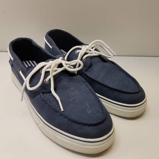 Chaps By Ralph Lauren Navy Leather Dock Boat Shoes Men's Size 11 M image number 3