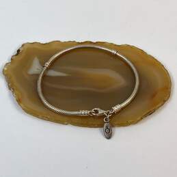 Designer Pandora 925 Sterling Silver Snake Chain Lobster Clasp Charm Bracelet