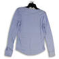 NWT Womens Blue Long Sleeve Crew Neck Graphic Pullover T-Shirt Size Large image number 2
