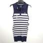 US Polo Assn. Women Blue/Grey Striped Dress XL NWT image number 1