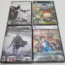 Lot of 4 Sealed WB Games For PC