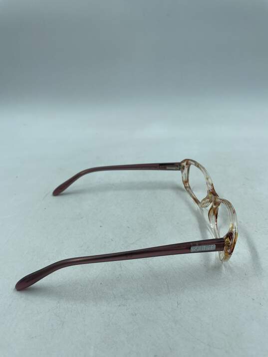 Ralph Ralph Lauren Marbled Brown Rectangle Eyeglasses image number 5