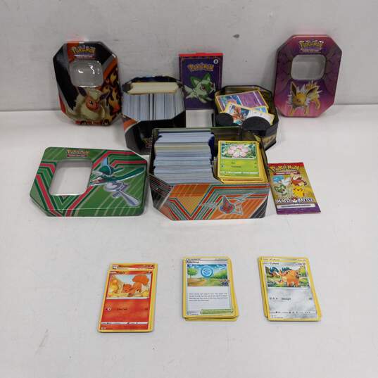 XXlb. Lot of Assorted Pokémon Trading Cards image number 1