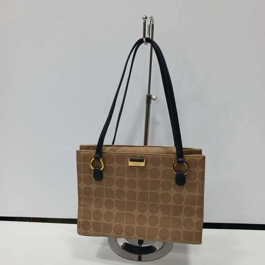 Kate Spade Brown Canvas Small Tote Bag image number 1