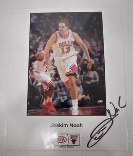 Joakim Noah Autographed Photo Chicago Bulls