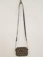 Michael Kors Hamilton MK Signature Canvas Mini Small Zip Case Crossbody Bag image number 1